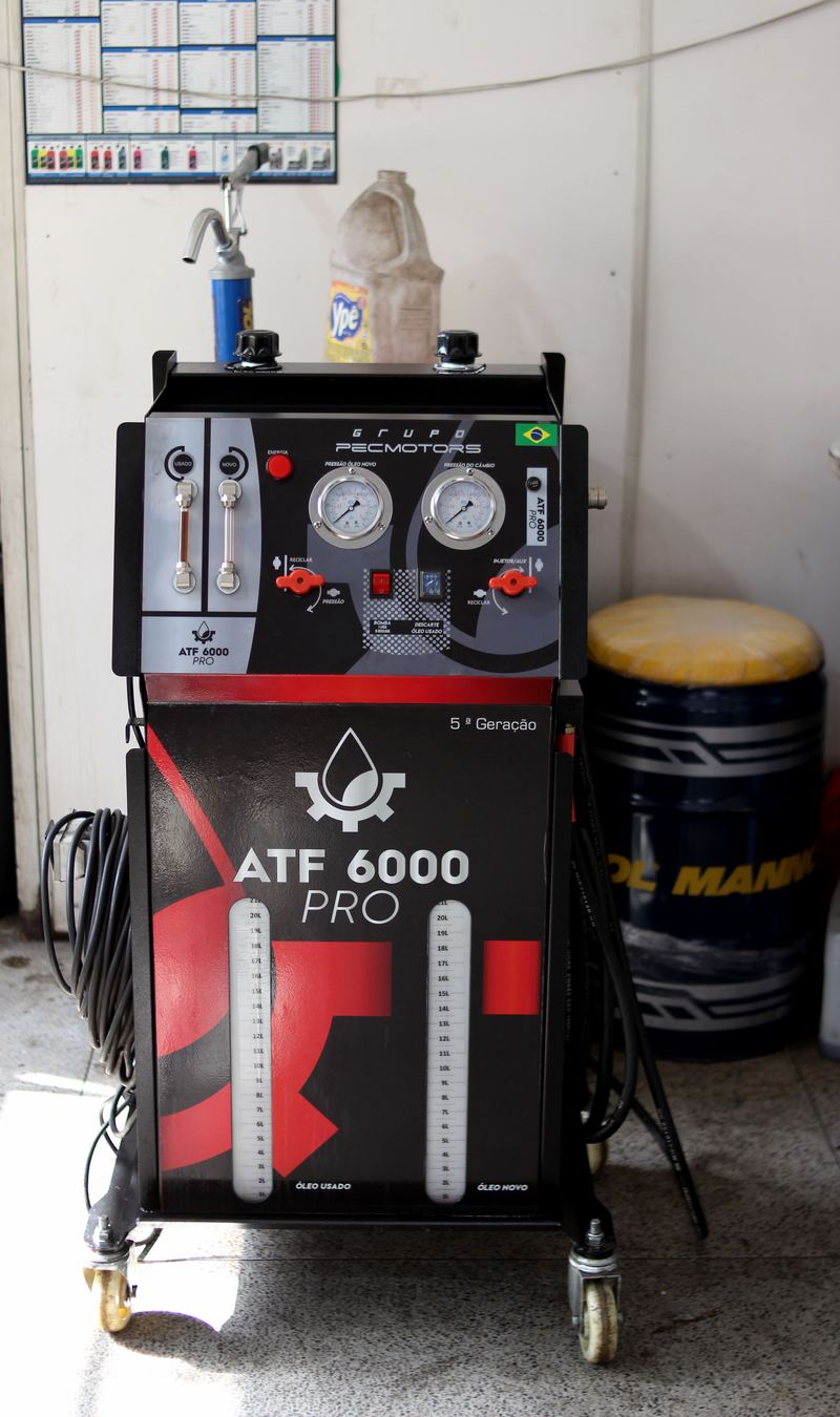 Máquina de troca de fluido de câmbio automático ATF